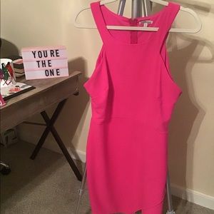 Hop Into Spring Hot Pink Dress
